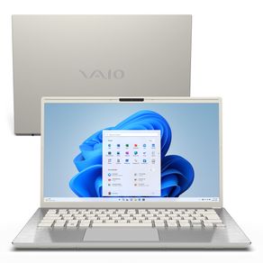 Notebook VAIO® F14 Intel® Core™ i7-1255U Windows 11 Home 32GB RAM 512GB SSD 14'' Full HD IPS Leitor Digital – Branco