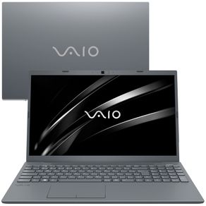 Notebook VAIO® FE15 AMD® Ryzen 5-5500U Linux 16GB RAM 256GB SSD 15,6" Full HD - Prata Titânio